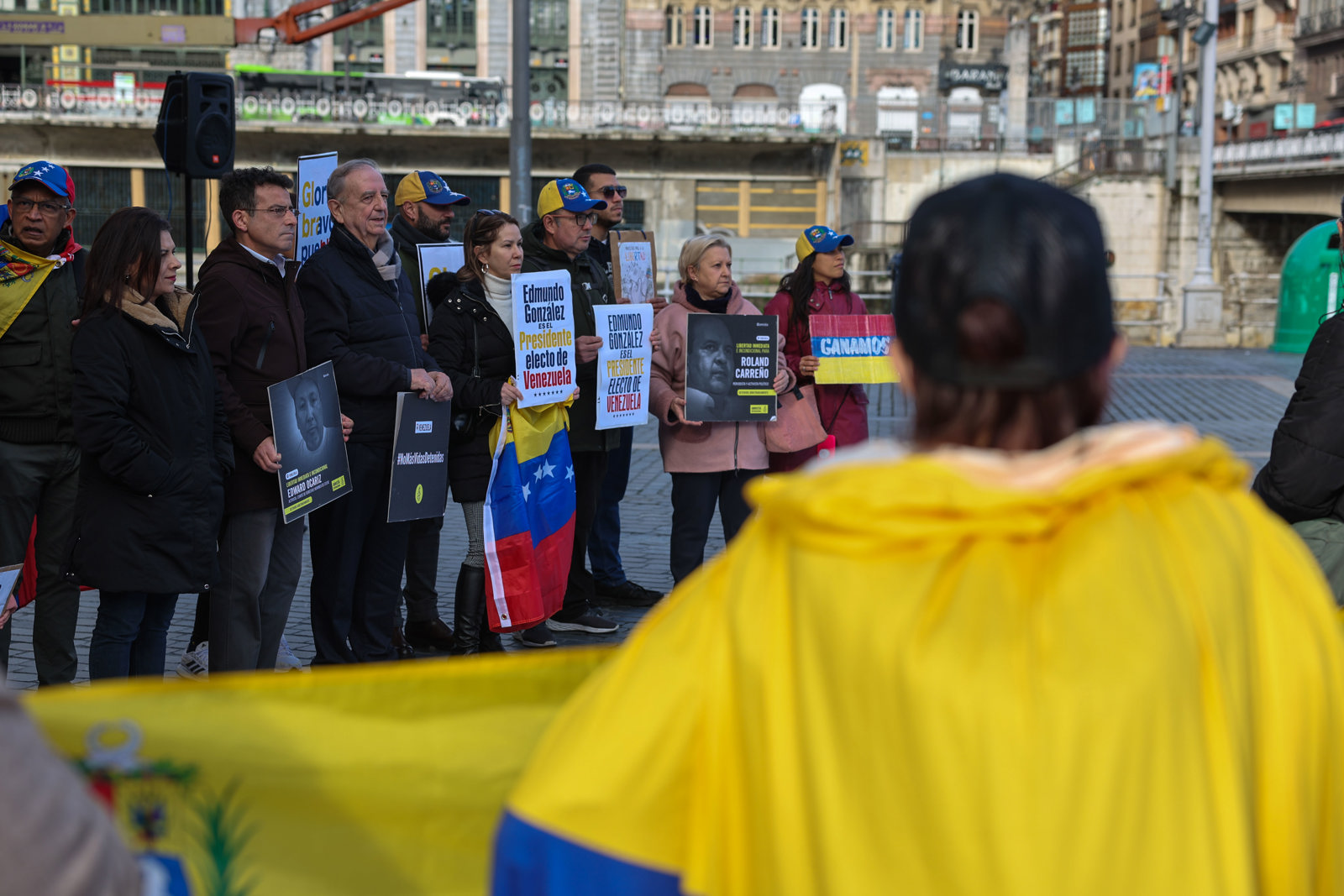 "No más dictaduras": venezolanos se concentraron en España en apoyo a Edmundo González