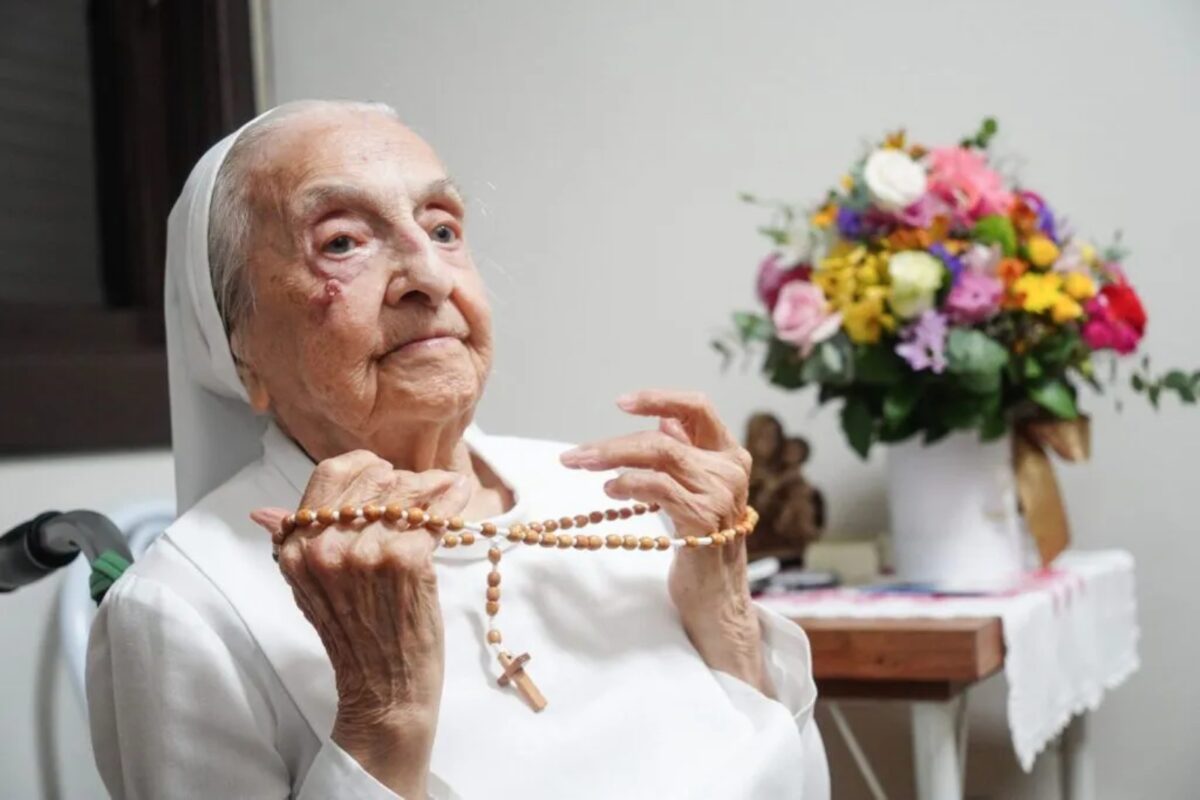 Inah Canabarro, la monja brasileña que se convirtió en la persona más longeva del mundo