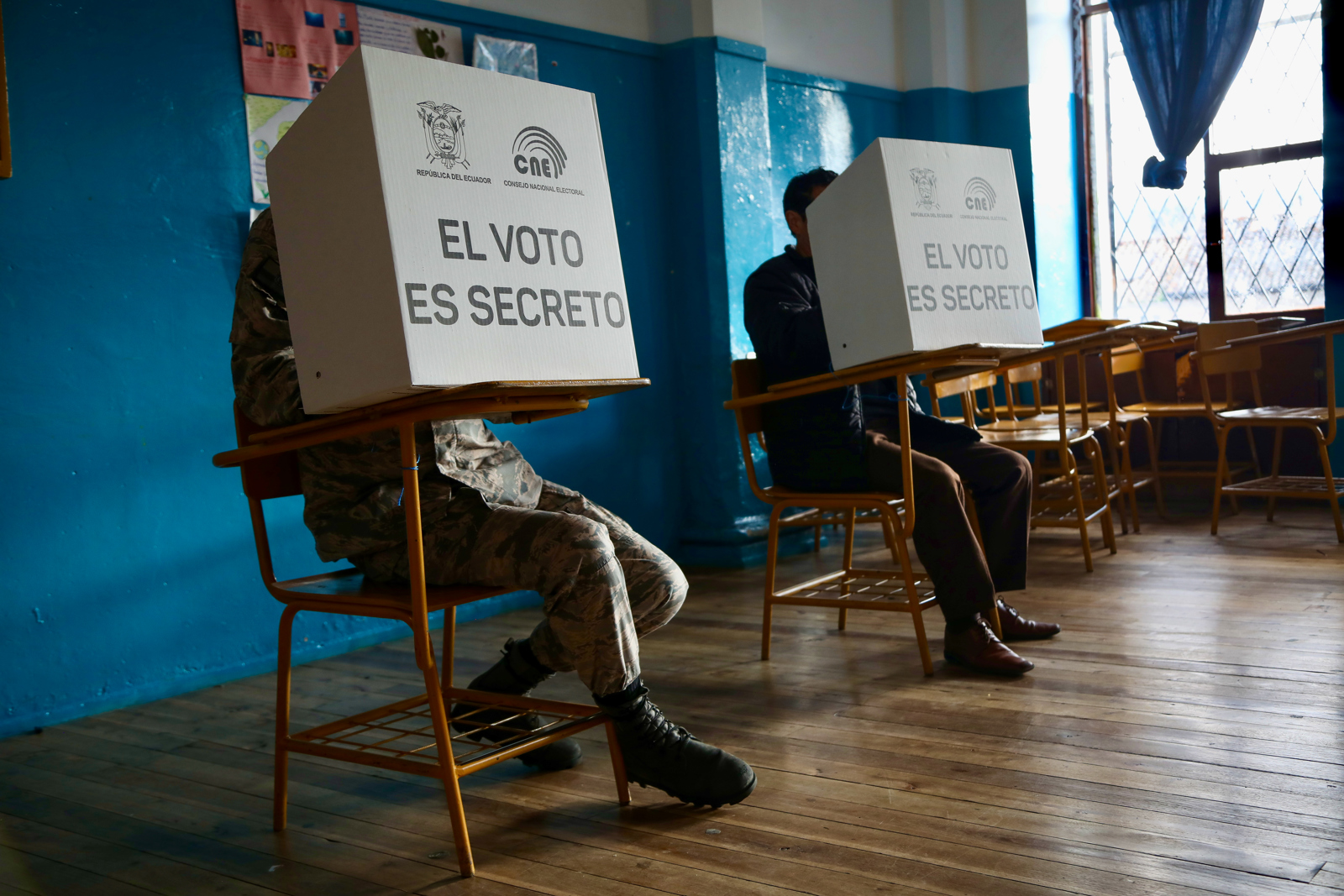 Así transcurren las elecciones presidenciales y legislativas en Ecuador