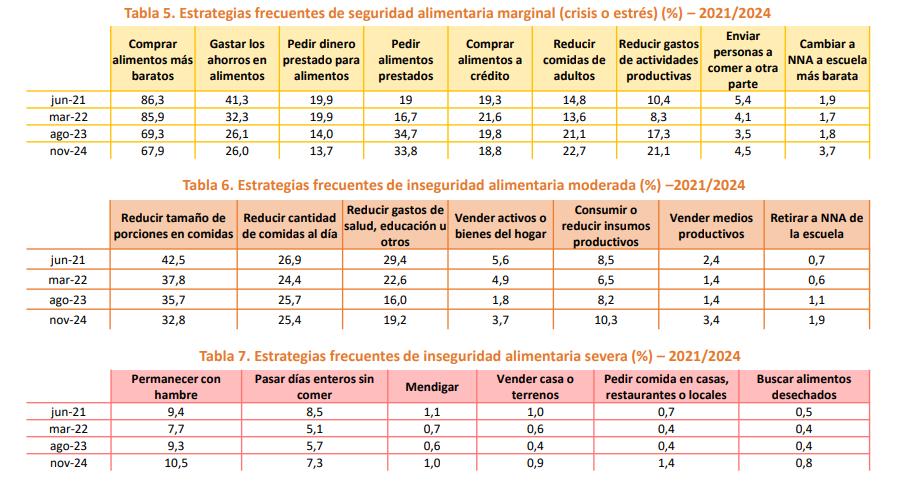 Hum Venezuela: 70 % de los hogares venezolanos gastaron más de la mitad de sus ingresos en alimentación en 2024