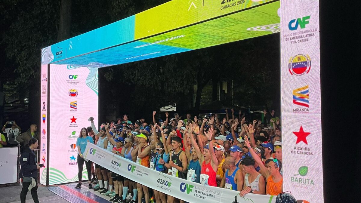 Maratón CAF: Caracas se convirtió en el epicentro para corredores de 17 países