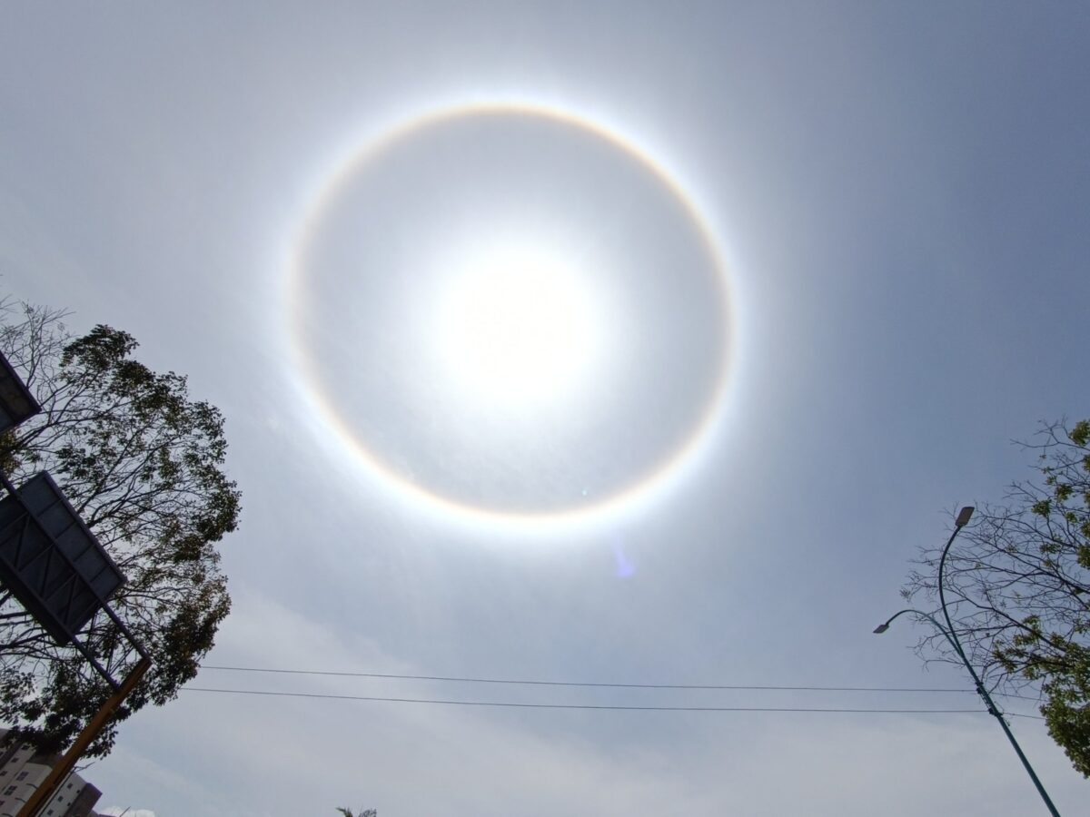 Qué es y cómo se produce un halo solar, el fenómeno que reportaron los venezolanos en varias partes del país