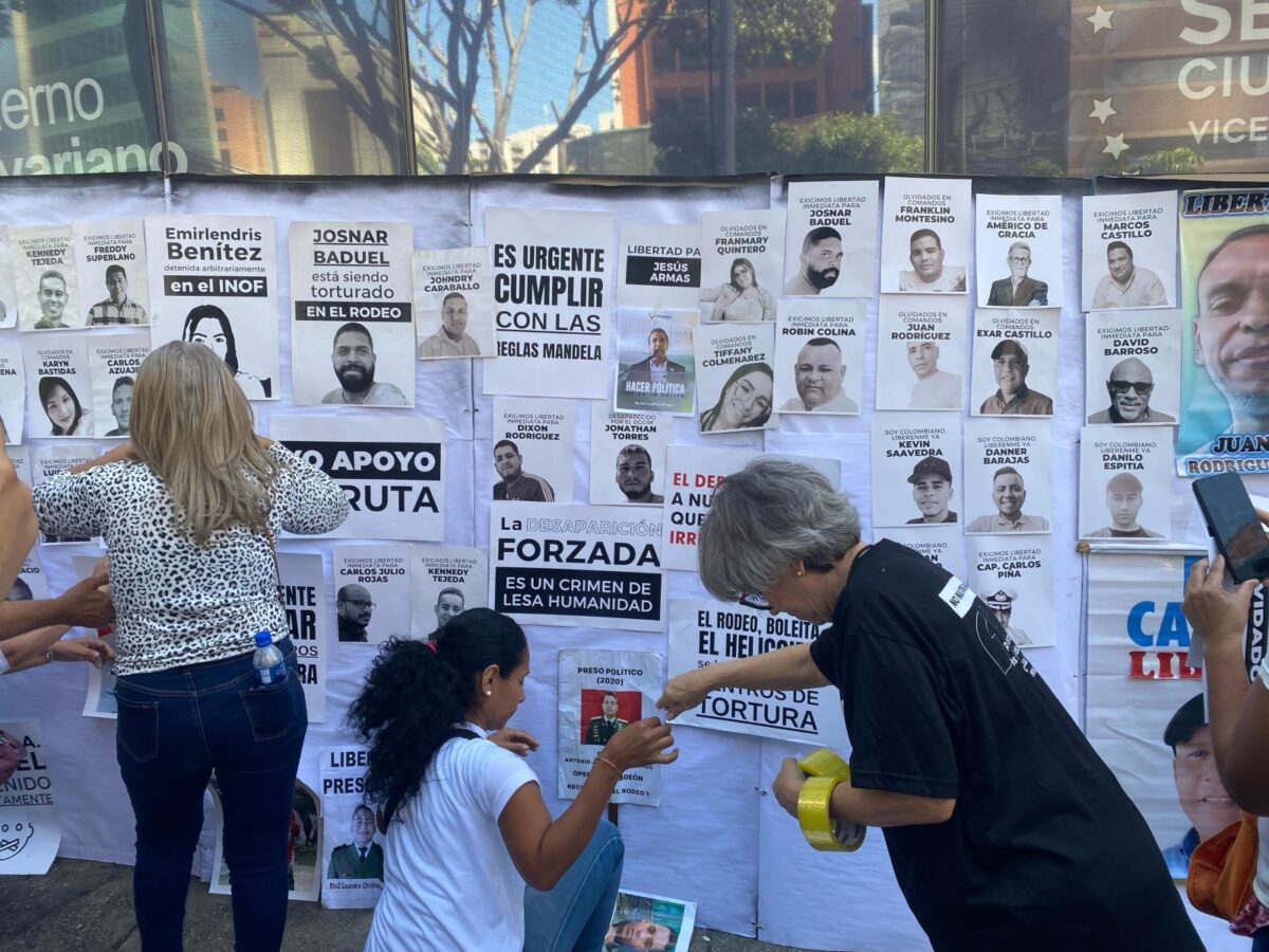 Ruta por la Justicia: así transcurre el cuarto día de protesta de los familiares de presos políticos en Caracas