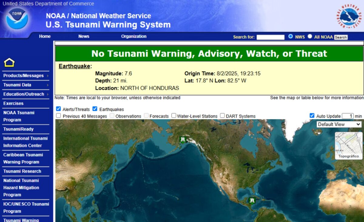 ¿Qué ocasionó la alerta de tsunami en el mar Caribe y qué países incluyó?