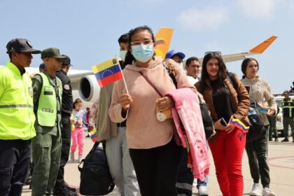 Llegó a Venezuela el tercer vuelo con migrantes: los detalles