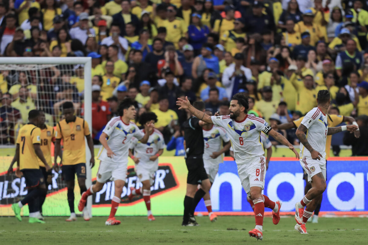 Eliminatorias Sudamericanas: Venezuela perdió contra Ecuador y se alejó aún más de sus aspiraciones mundialistas