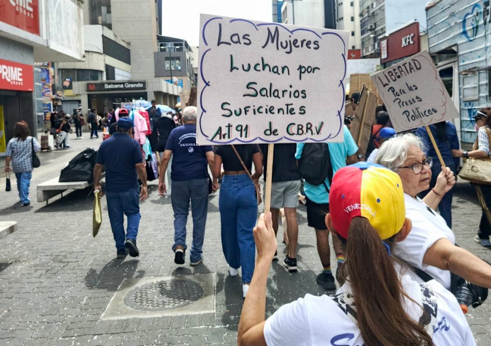 Día de la Mujer: mujeres se concentran en Caracas para exigir igualdad de derechos