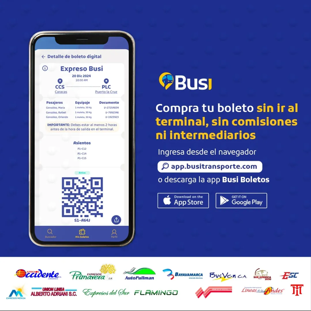 Cómo funciona Busi: la app para comprar pasajes de autobús de forma digital en Venezuela
