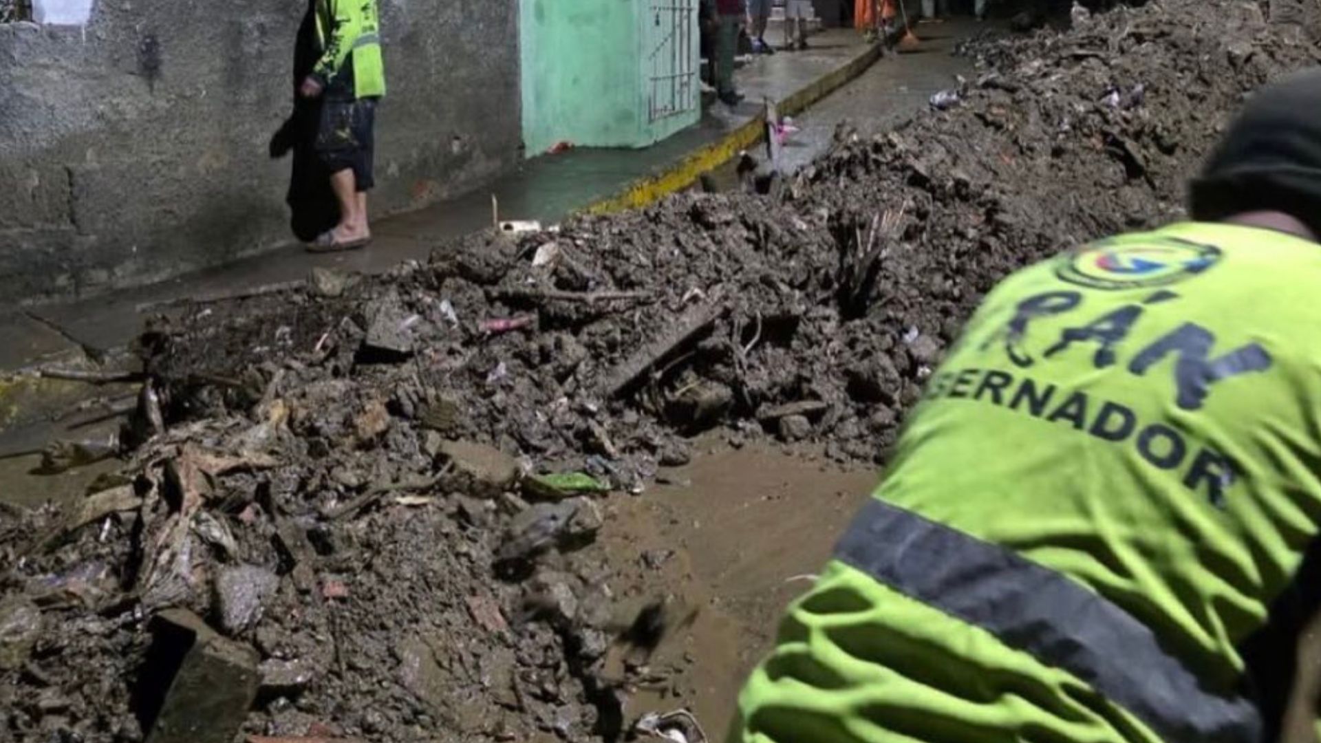 Reportaron zonas sin servicio eléctrico tras las fuertes lluvias en La Guaira