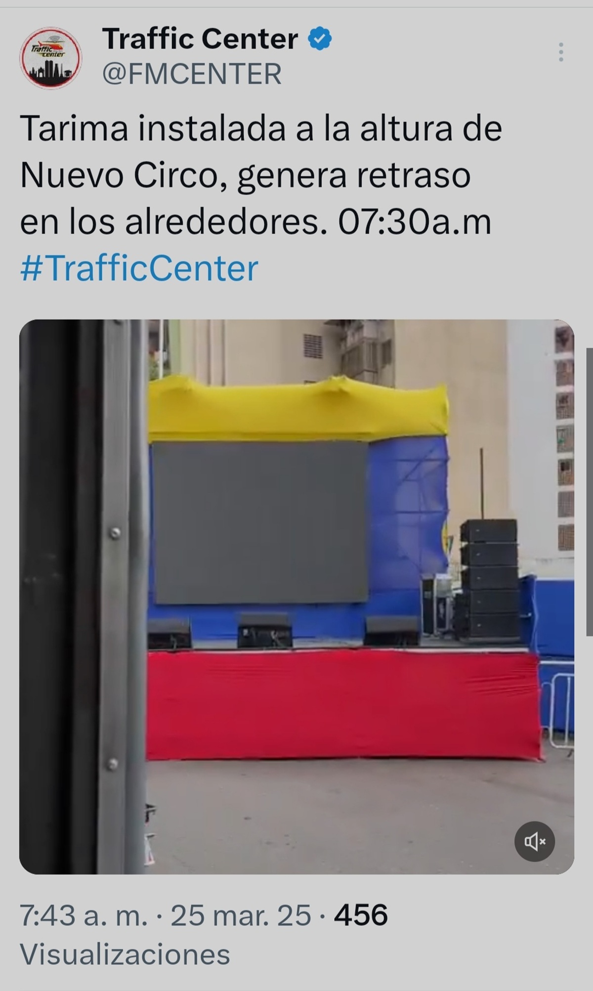 Varias calles amanecieron cerradas en Caracas por una movilización del PSUV