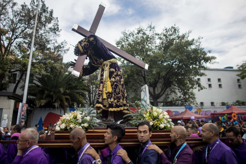 Comenzó la peregrinación de la imagen del Nazareno de San Pablo en Caracas