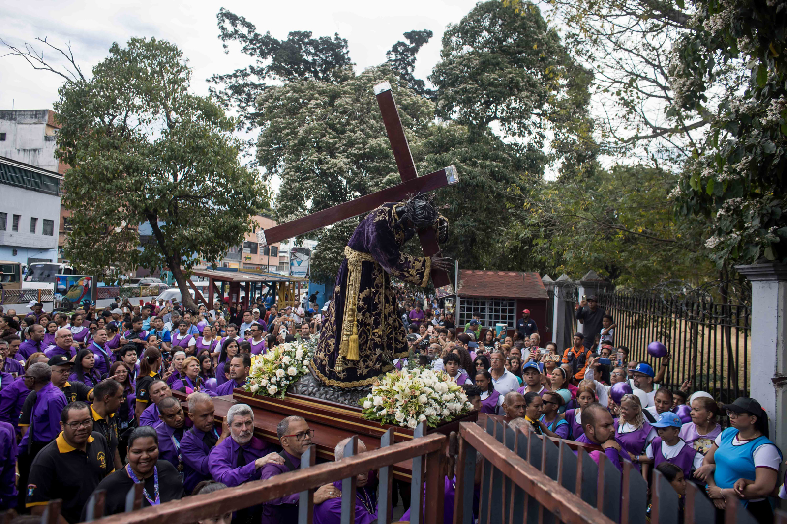 Comenzó la peregrinación de la imagen del Nazareno de San Pablo en Caracas