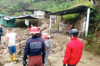 Lluvias en Boconó: autoridades locales reportan familias desalojadas y pérdidas materiales 