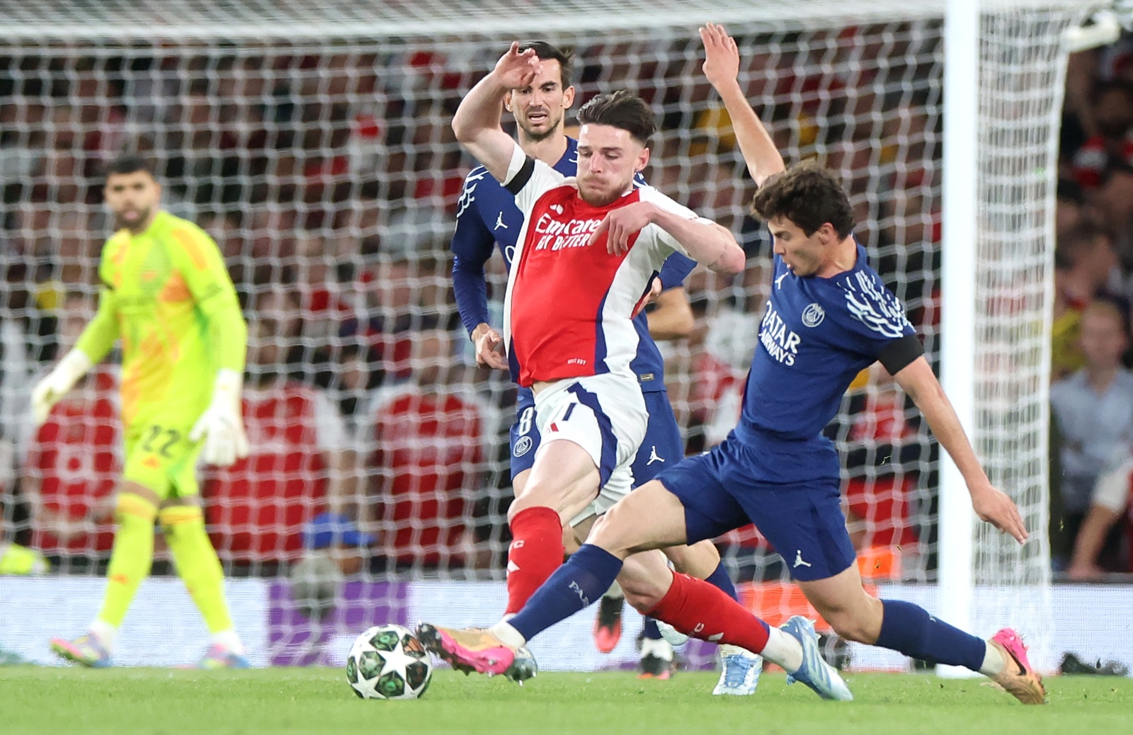 Arsenal perdió 0-1 ante el PSG y complica su clasificación a la final