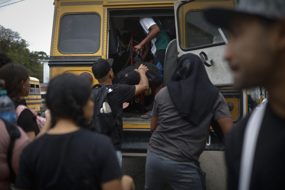 Frontera entre Nicaragua y Honduras, desolada con escasos migrantes de vuelta a Venezuela