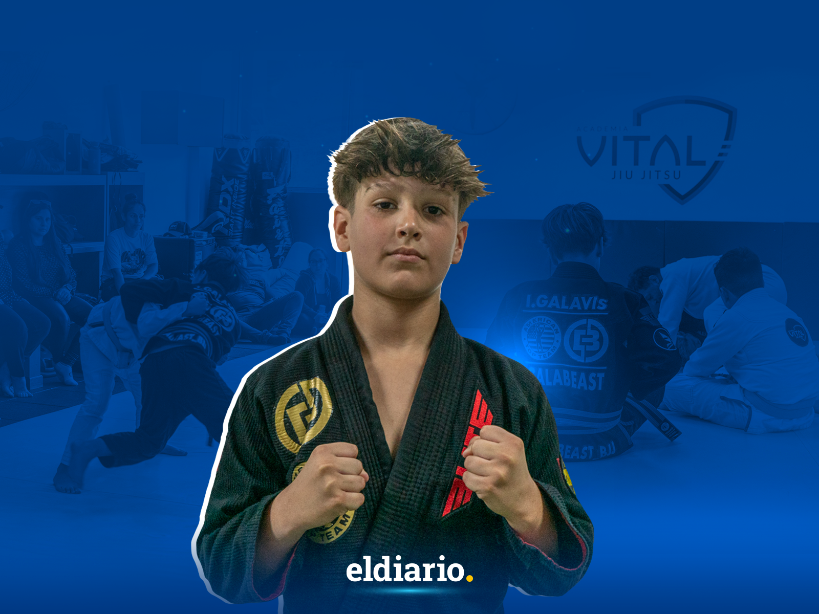 La historia de Ignacio Galavis, el niño venezolano que a los 8 años se alzó con un título mundial en jiu-jitsu