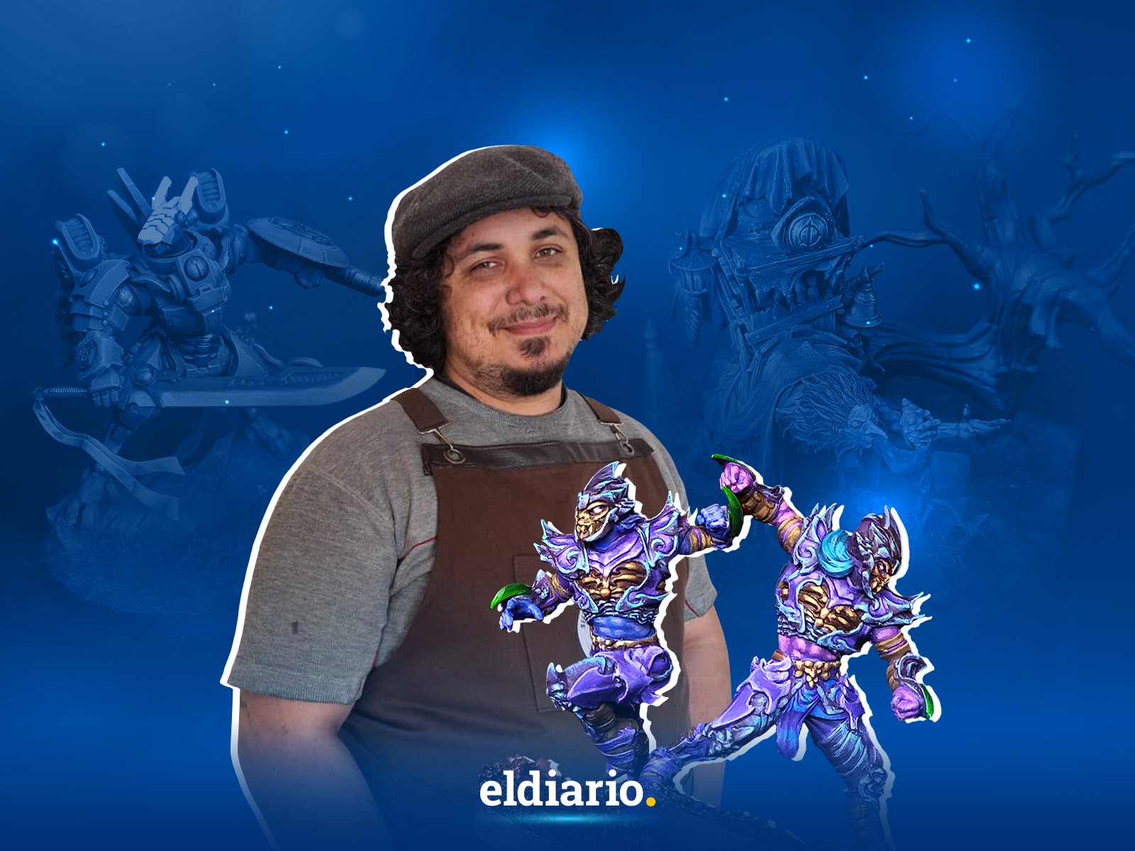 Venezolano ganó segundo lugar en concurso de figuras de miniatura en Colombia: “Creo piezas a partir de una historia”