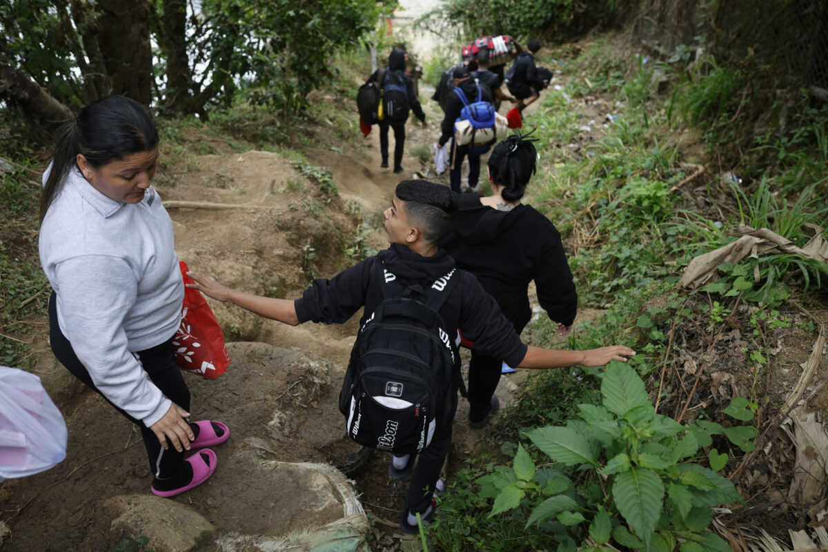 Frontera entre Nicaragua y Honduras, desolada con escasos migrantes de vuelta a Venezuela
