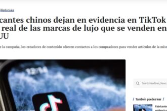 Tiktokers chinos dejan en evidencia el costo real de las marcas de lujo que se venden en Europa y EE UU
