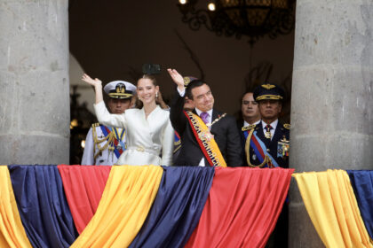 El presidente Noboa se juramentó para su segundo mandato en Ecuador:
