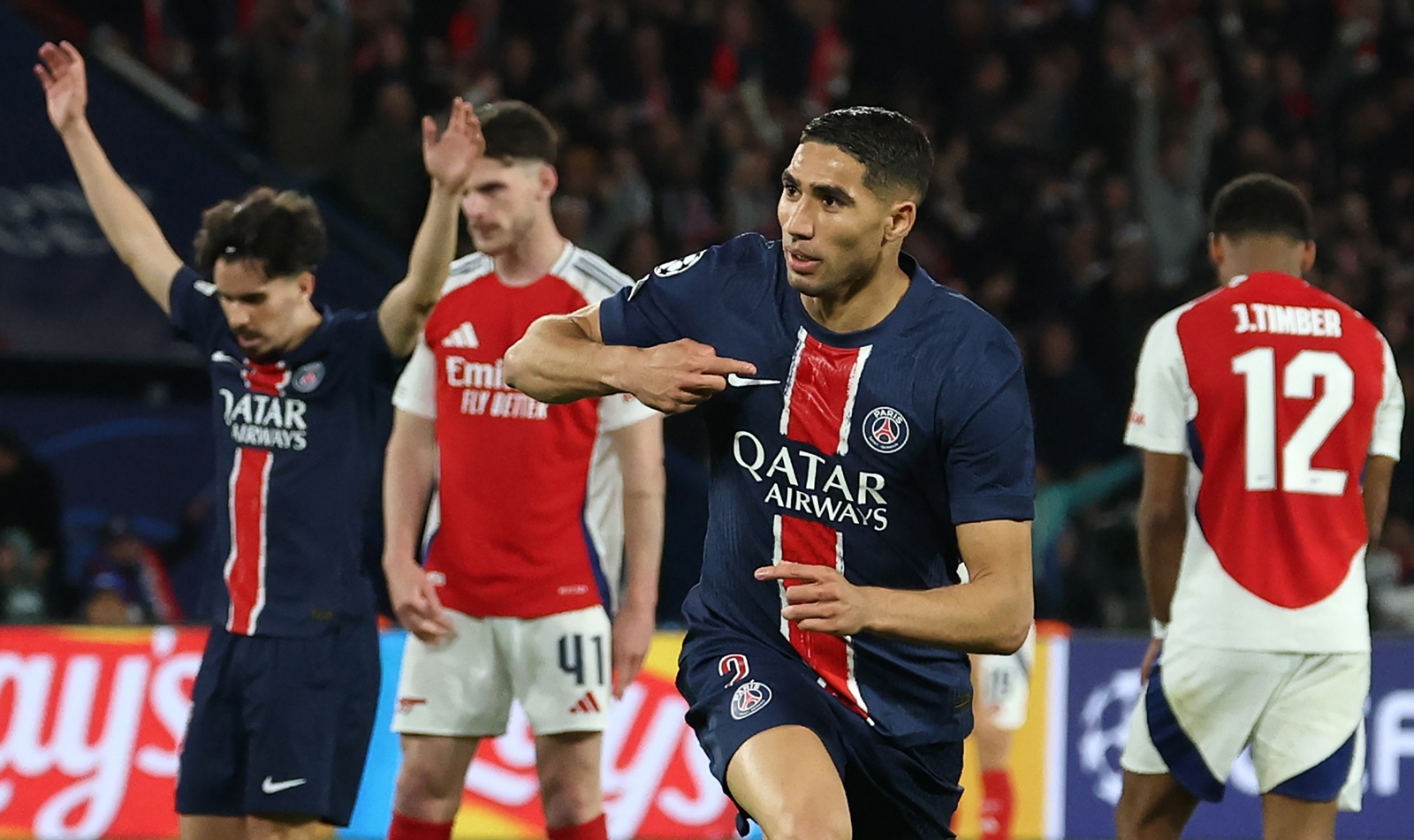 PSG avanzó a la final de la Champions League tras vencer 2-1 al Arsenal