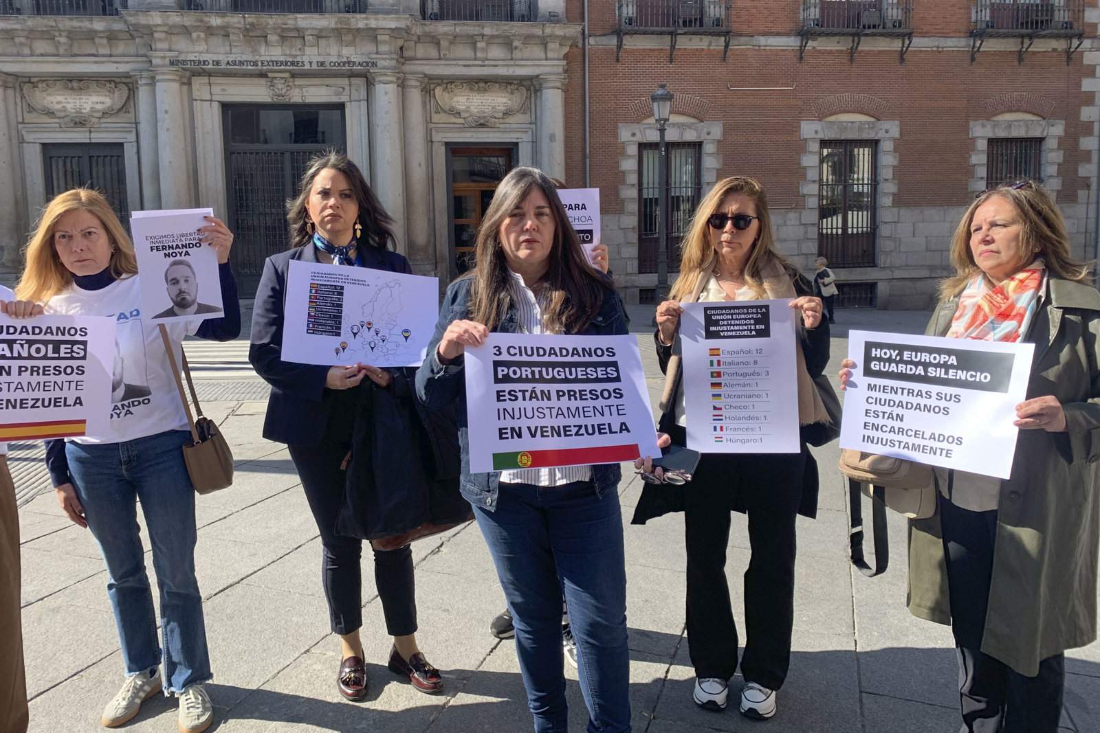 Familiares y activistas pidieron a España mediar a favor de los presos políticos europeos en Venezuela