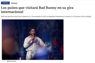 Corrección, Los países que visitará Bad Bunny en su gira internacional