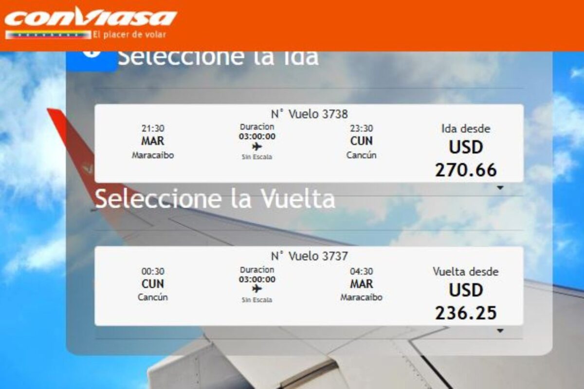 Conviasa ofrecerá nuevas rutas entre Venezuela y Cancún desde el mes de julio