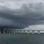 Restringieron accesos al puente General Rafael Urdaneta por lluvias en Maracaibo