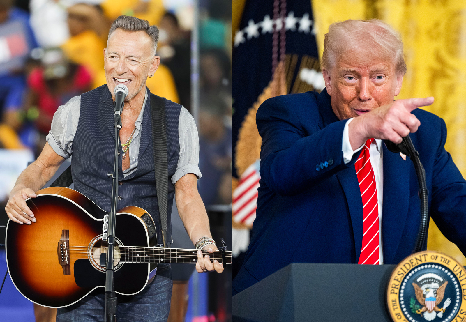 Trump quiere que se investigue a artistas que apoyaron a Kamala Harris