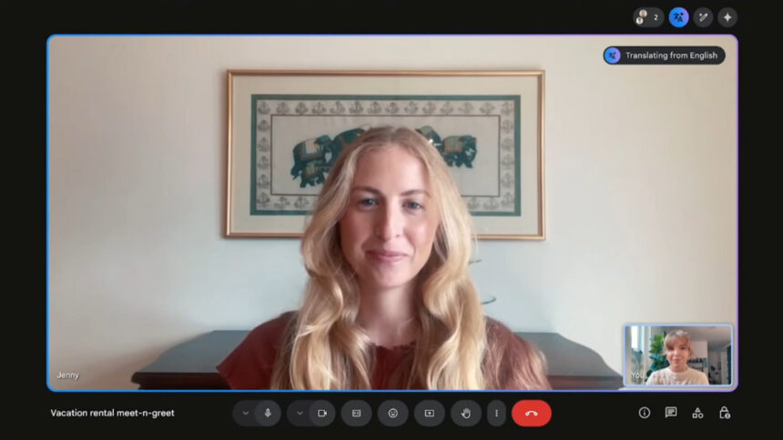 Google Meet traducirá conversaciones en vivo conservando la voz del usuario