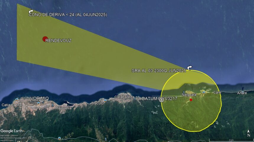Hallaron partes de la aeronave que desapareció tras despegar de Maiquetía 