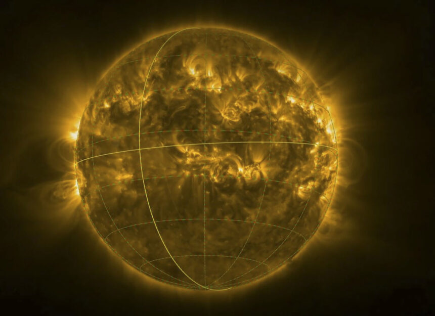 Muestran por primera vez imágenes de los polos solares