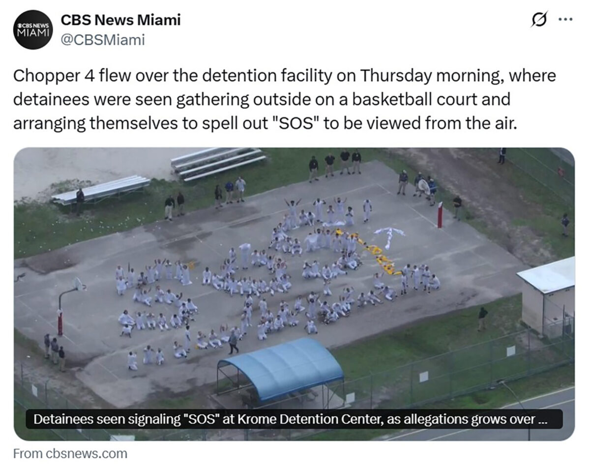 Denuncian condiciones inhumanas en centros de detención de migrantes en Estados Unidos