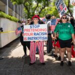 En imágenes: las masivas protestas en Estados Unidos contra las redadas migratorias