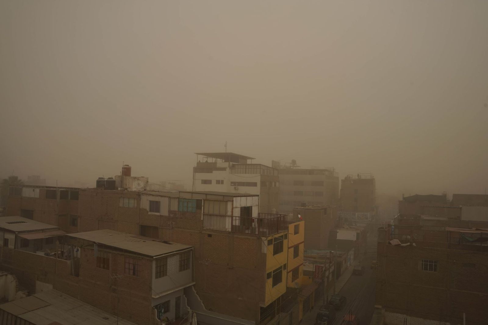Se registró una tormenta de arena “inusual” en zonas de Chile y Perú 