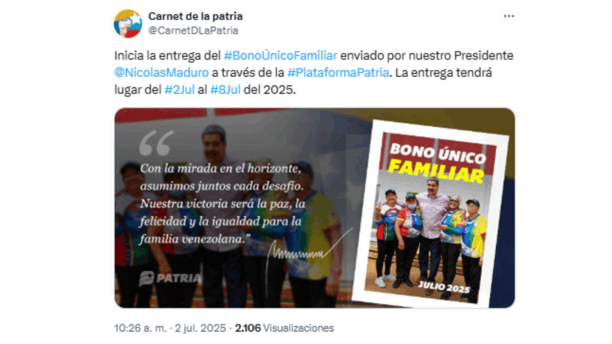 Bono “Único Familiar”: cuál es su monto y a quién está dirigido 