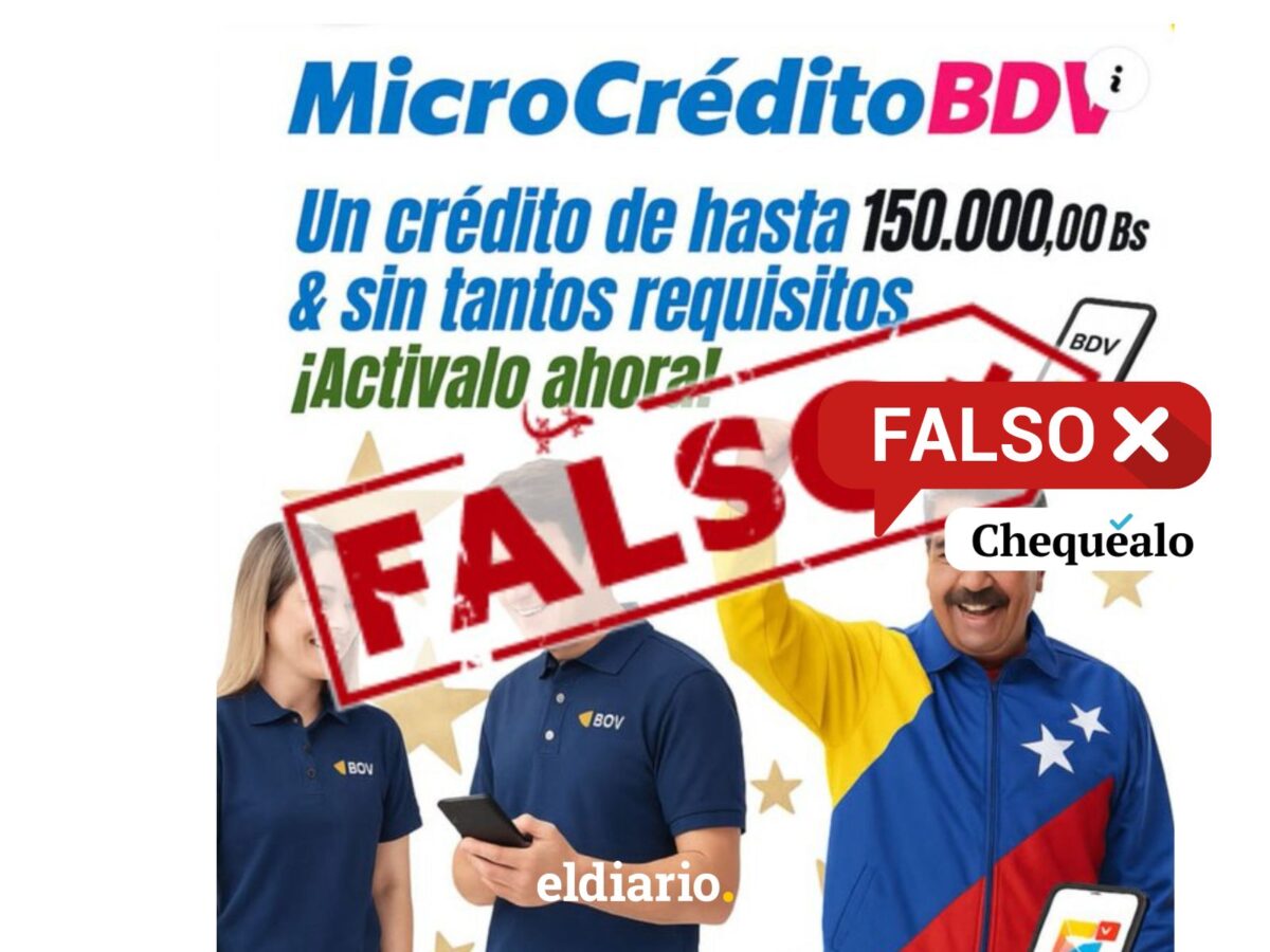 ¿El Banco de Venezuela está entregando un microcrédito de hasta 150 mil bolívares?