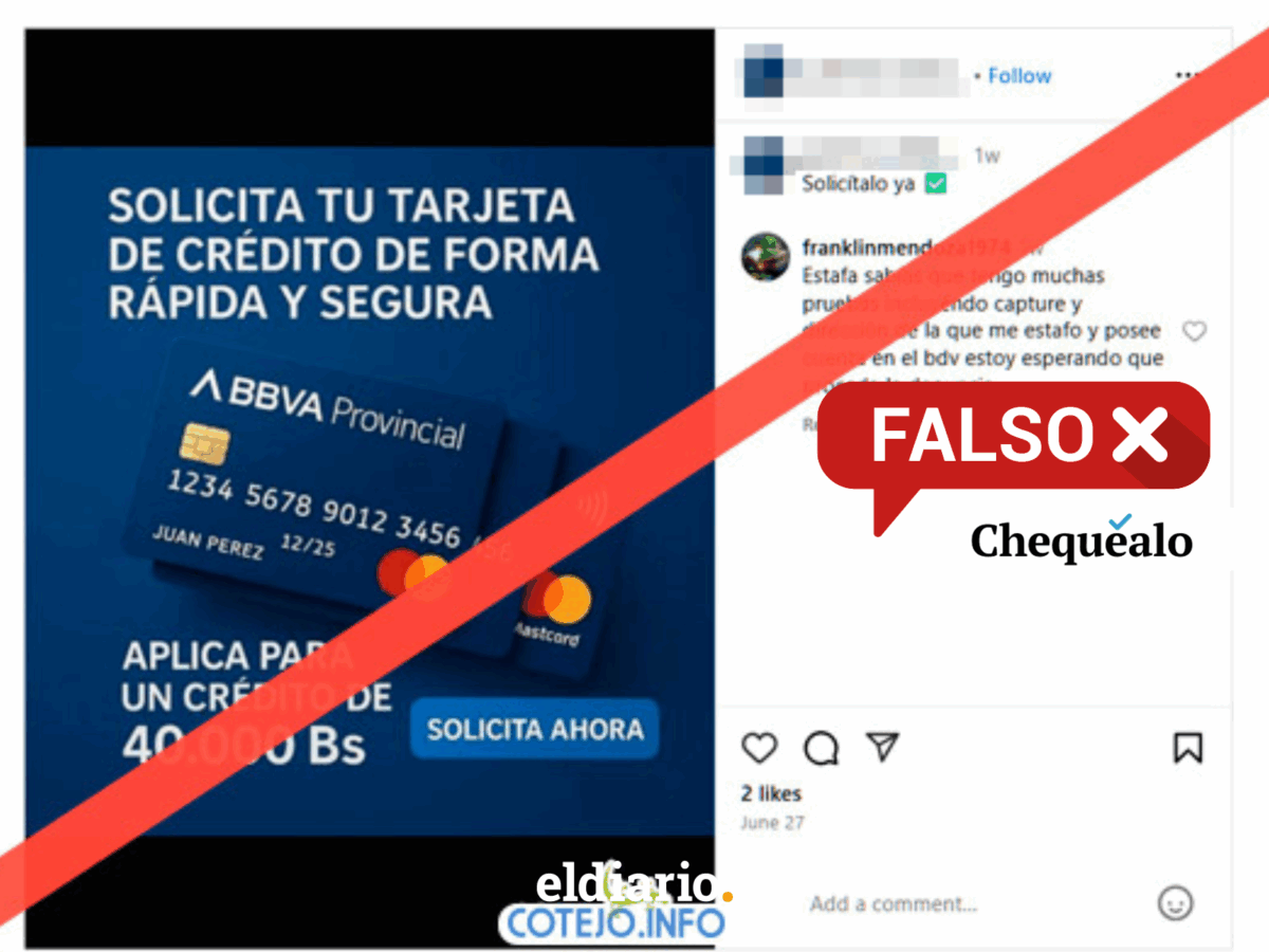 ¿El BBVA Provincial ofrece tarjetas de crédito con límite de 40 mil bolívares?