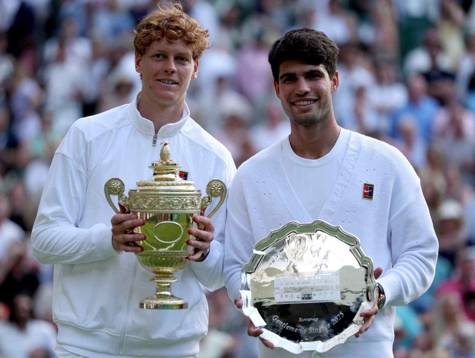 El tenista italiano Jannik Sinner se consagró campeón de Wimbledon
