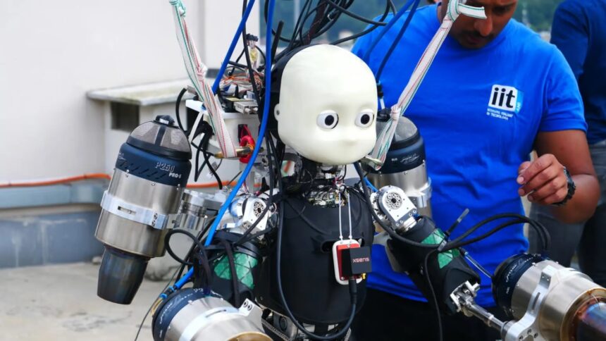 Así es el iRonCub3, el robot volador que tiene la misión de ayudar a humanos en catástrofes naturales