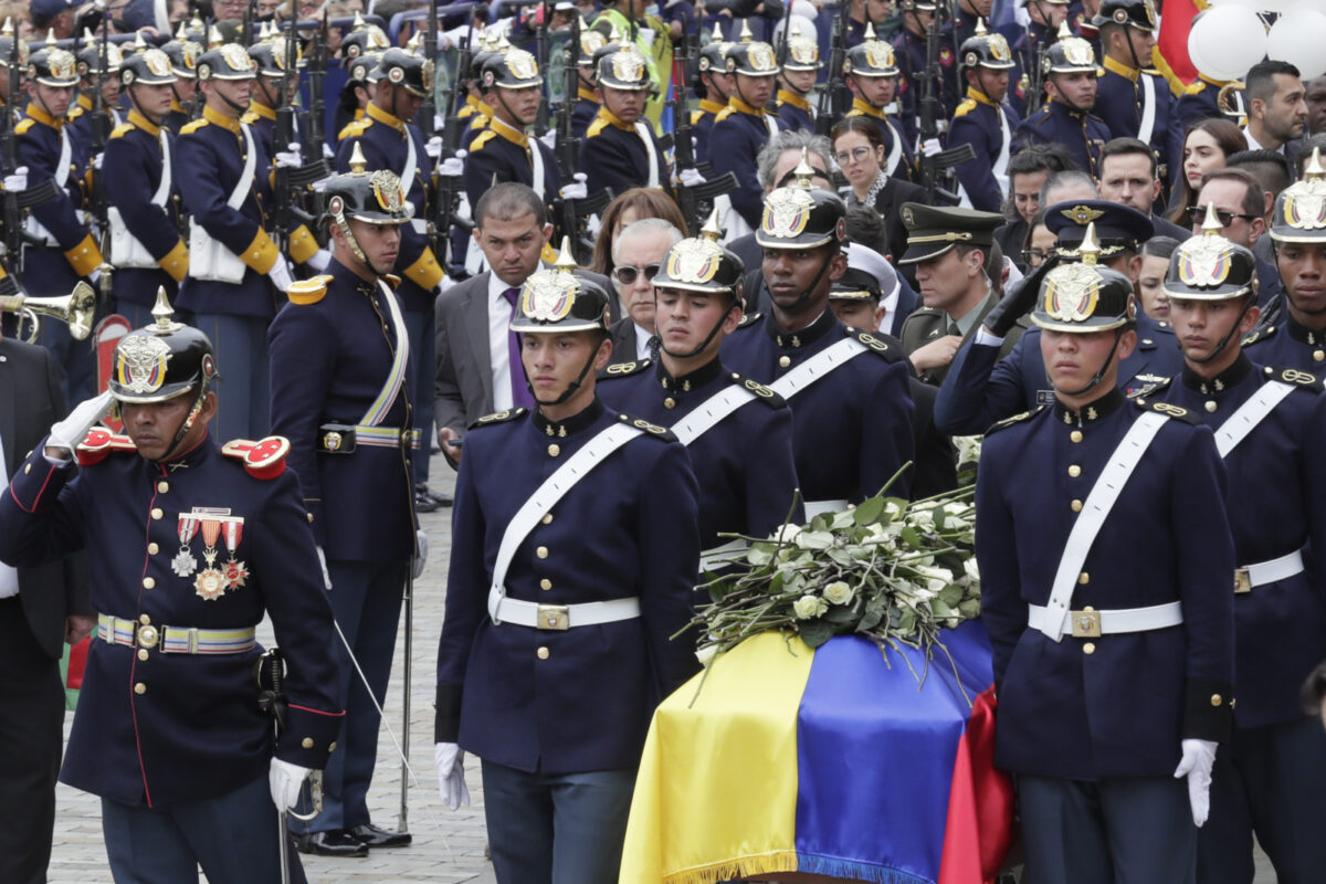 En imágenes:  Colombia le dio el último adiós a Miguel Uribe Turbay
