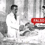 ¿Es real la foto de José Gregorio Hernández atendiendo a una paciente?