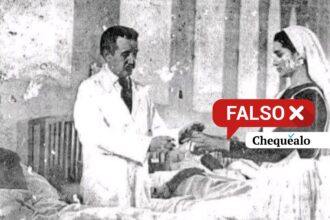 ¿Es real la foto de José Gregorio Hernández atendiendo a una paciente?