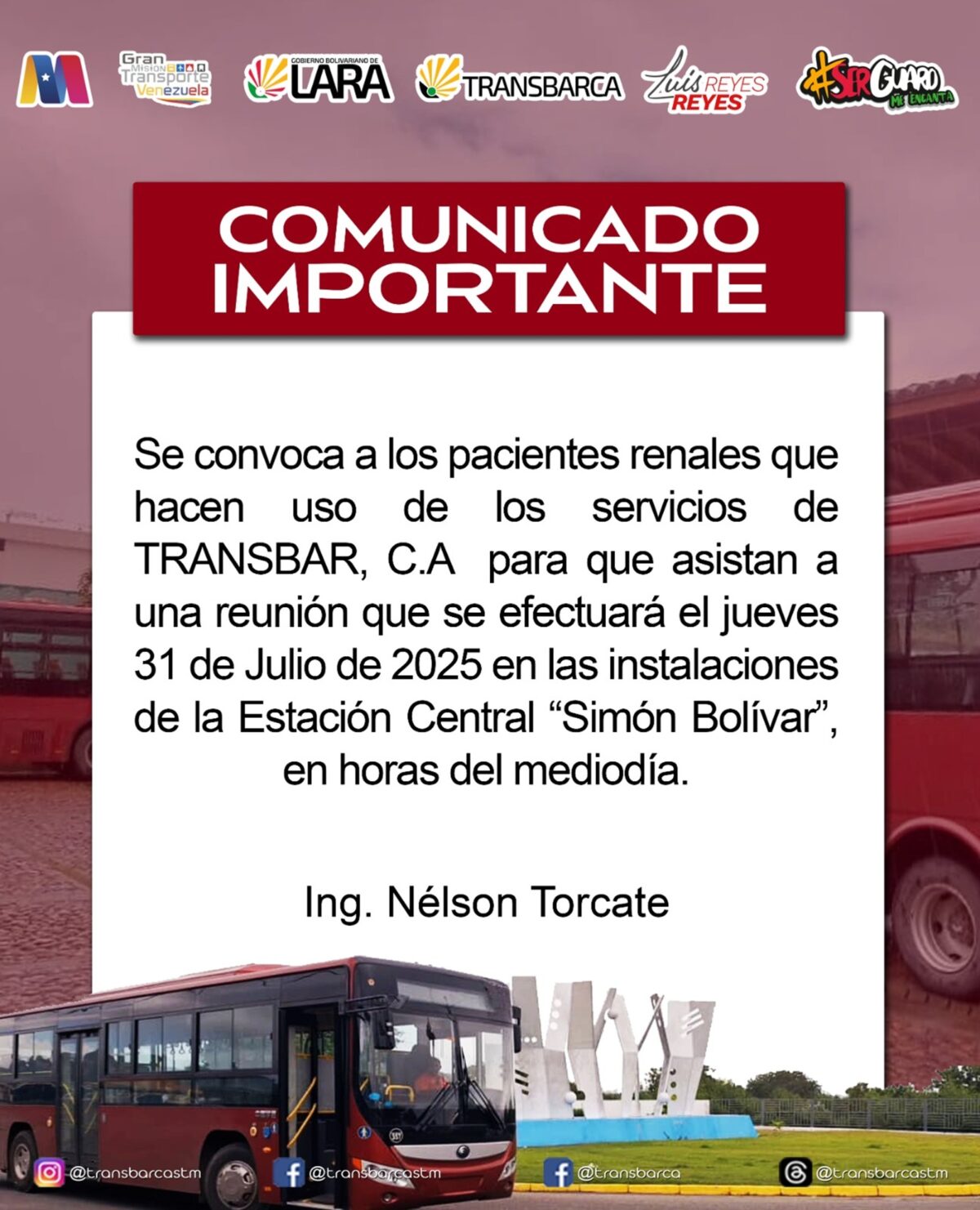 Pacientes renales de Barquisimeto denunciaron suspensión del transporte para las diálisis 