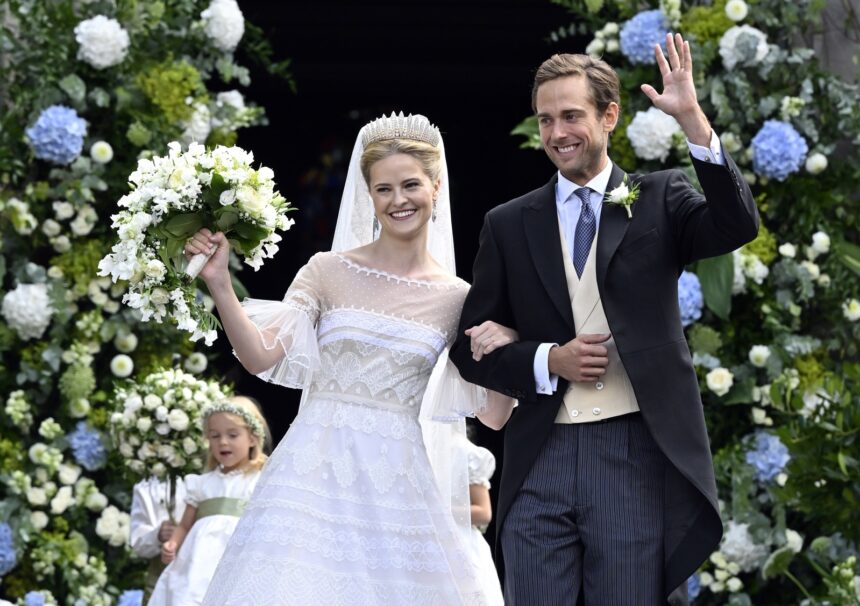 En imágenes: la princesa María Carolina de Liechtenstein se casó con el venezolano Leopoldo Maduro Vollmer