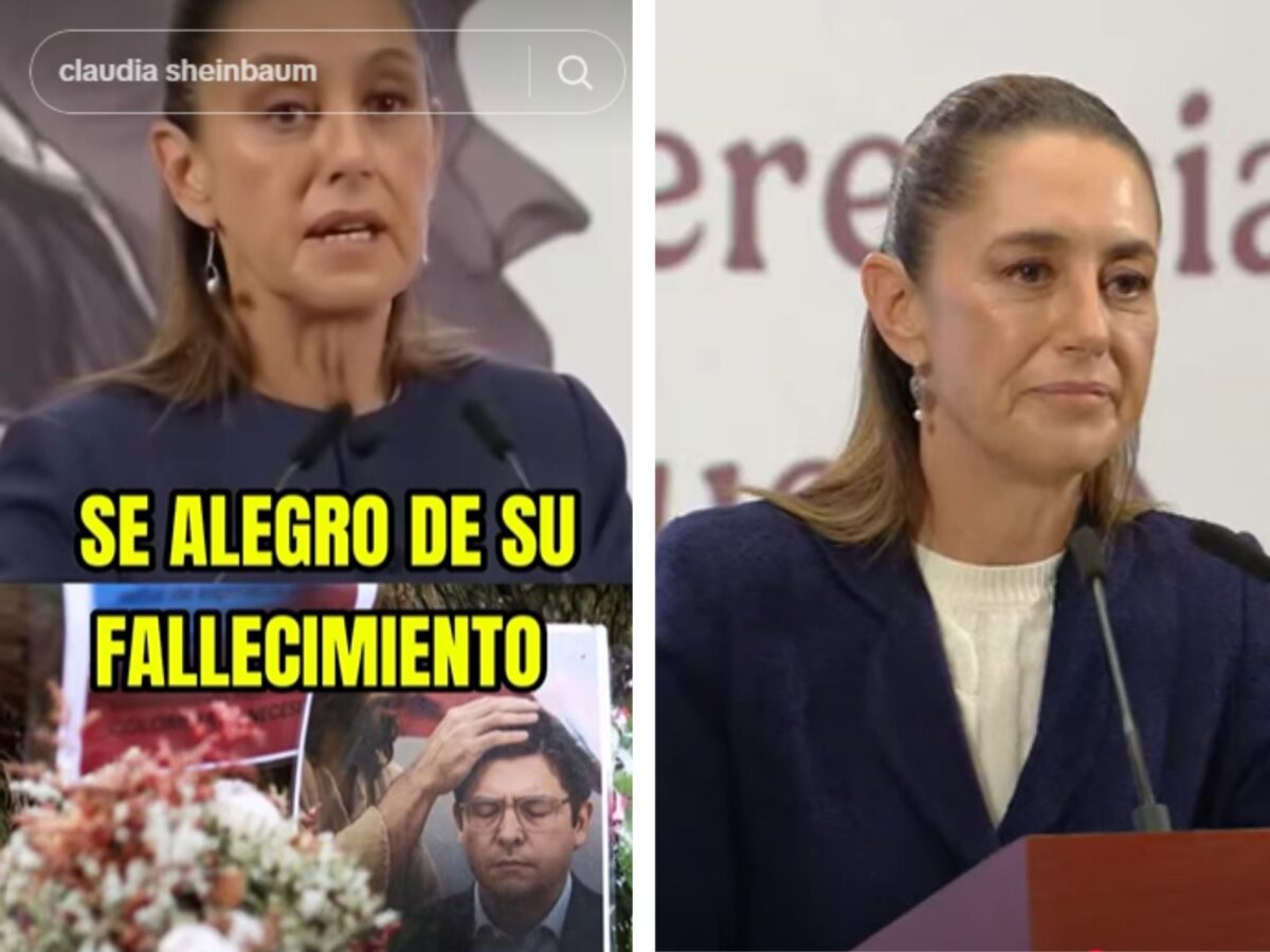 ¿La presidenta de México calificó el asesinato de Miguel Uribe Turbay como algo “bueno”?