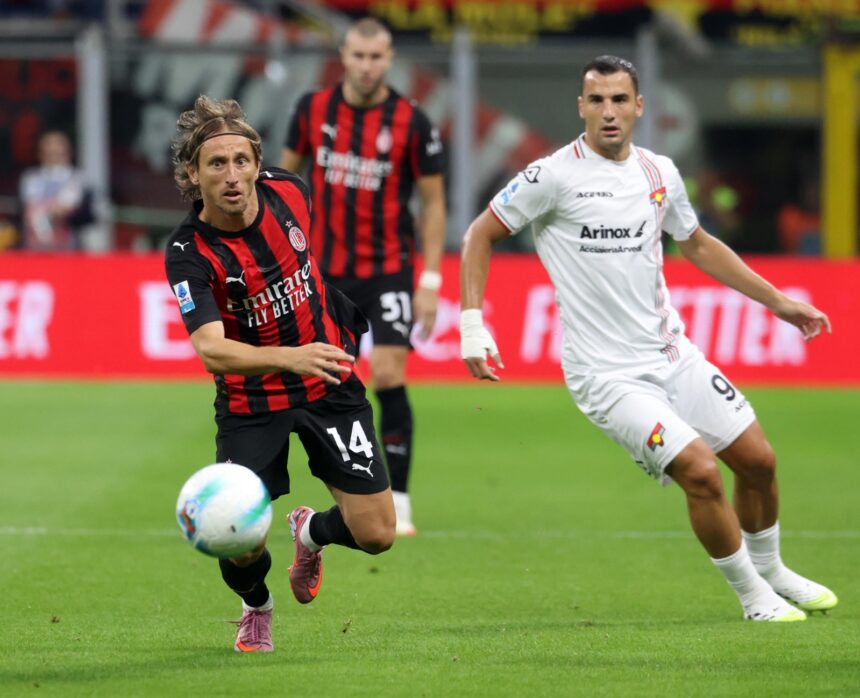 Modric se convirtió en el debutante con más edad en la historia de la Serie A