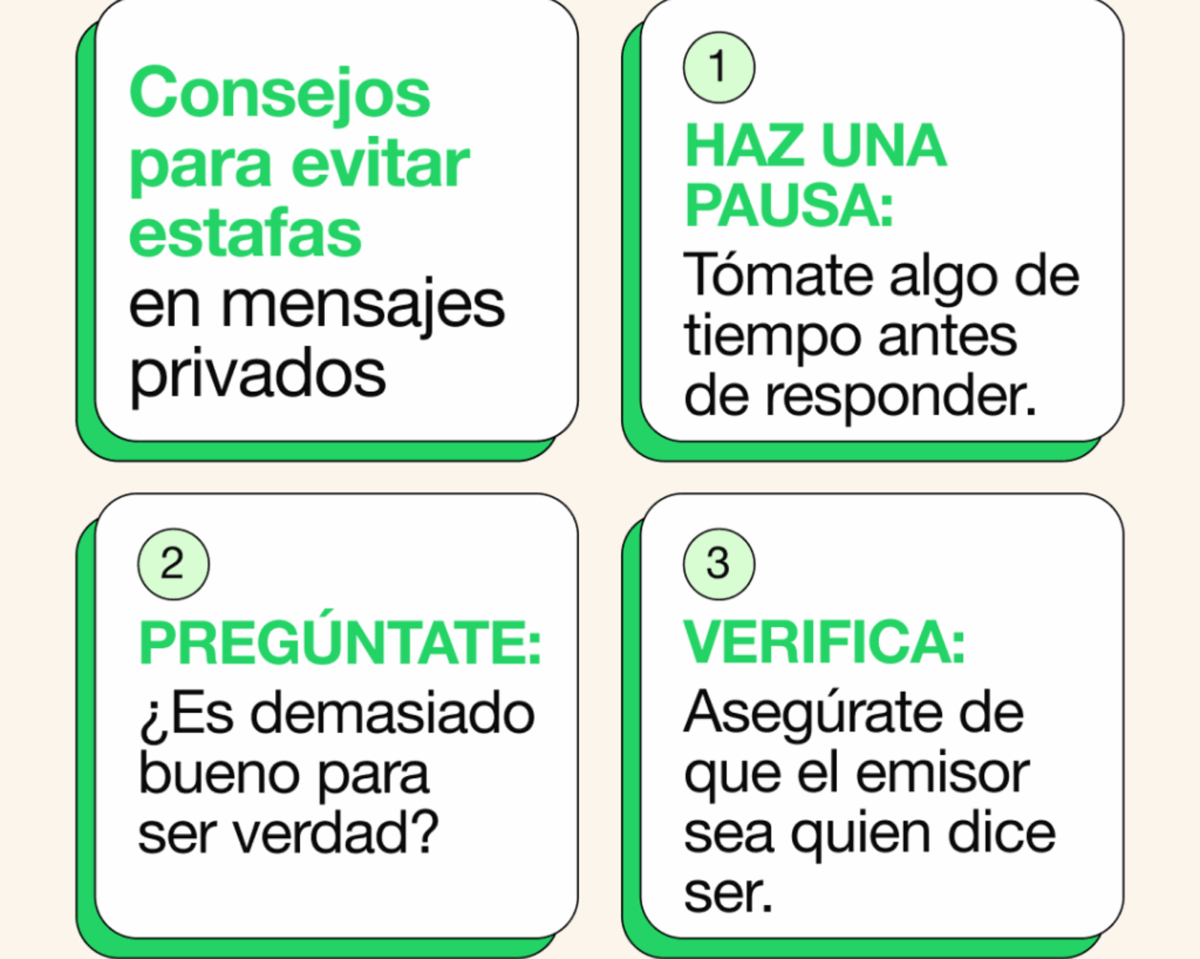 WhatsApp lanzó nuevas herramientas de seguridad para combatir estafas y fraudes