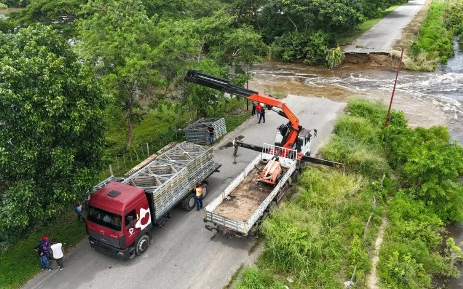 Restablecieron el paso entre Apure y Barinas con un puente de guerra 